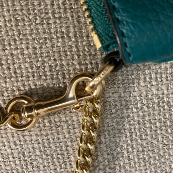Coach Vintage Teal Wristlet/Clutch - Picture 8 of 8